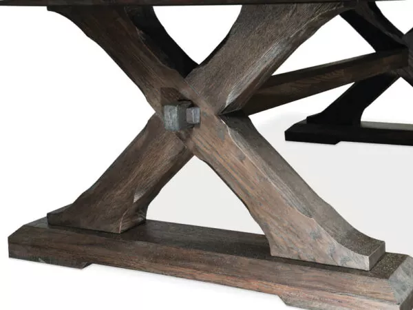 The Kariba Dining Billiard Table Leg Closeup