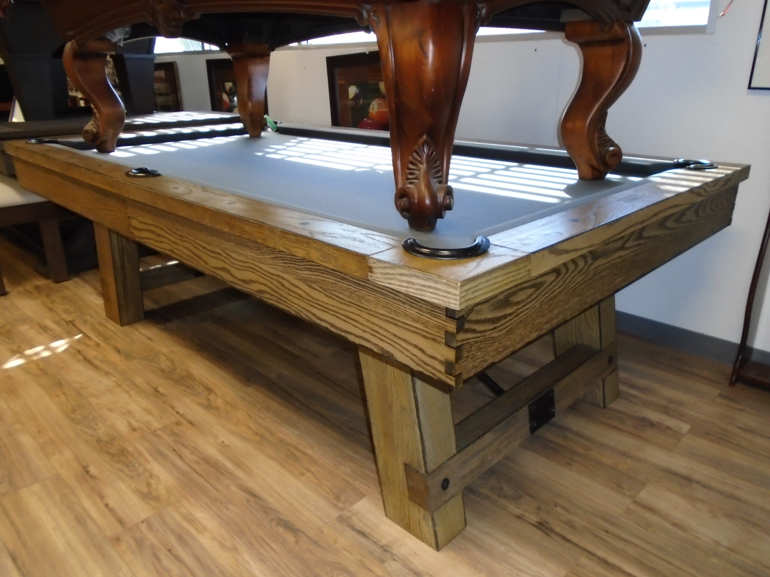 8' Plank & Hide Isaac Pool Table (used)